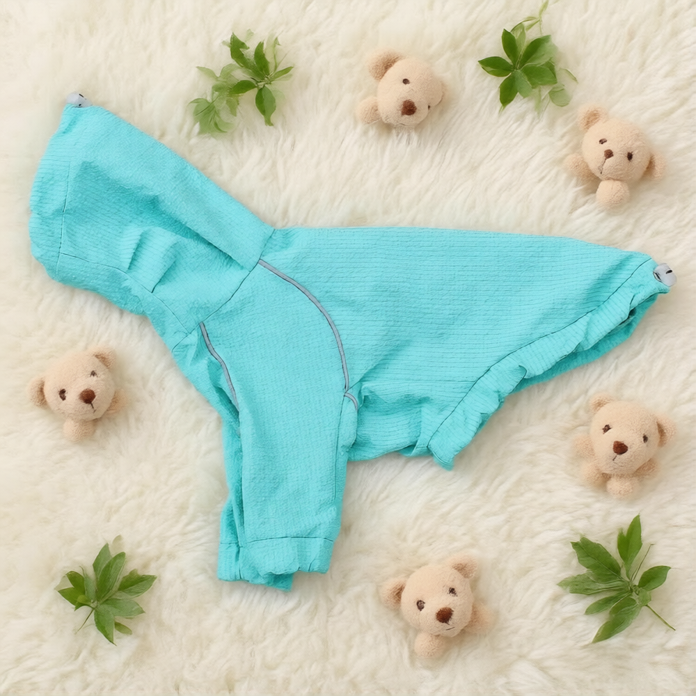 Whippet & Italian Greyhound Dog Raincoat – Waterproof Four-Leg Rain Suit