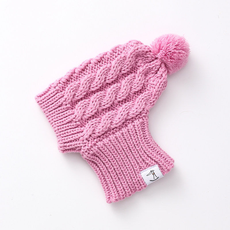 Whippet Italian Greyhound Knitted Dog Hat Winter Warm Soft Pet Beanie for Small Dogs