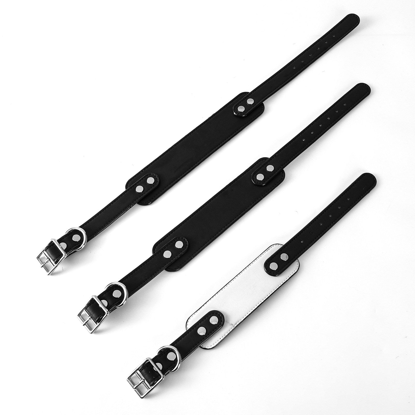 Whippet Italian Greyhound Adjustable Dog Collar Wide Nylon Collar with Metal Buckle